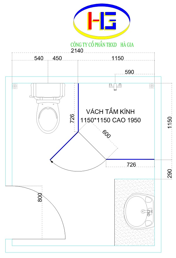 vách tắm vát