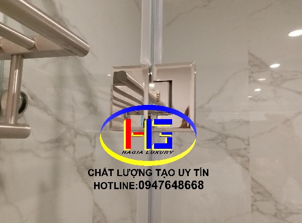 Bản lề vách tắm kính 180 độ